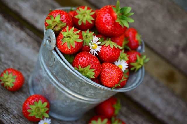 strawberries  IS Best Foods For Hair Growth And Thickness